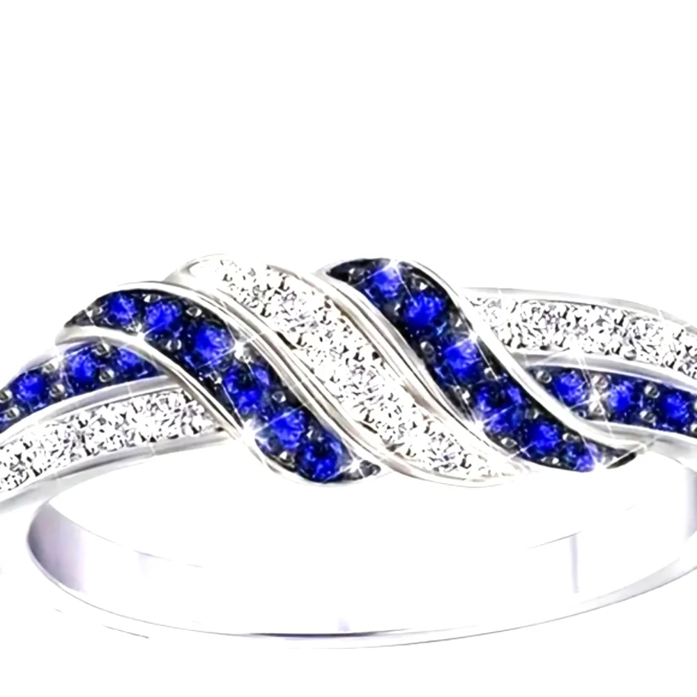 Elegant Twisted Infinity Love Ring For Women With I Love You Inscripted Inside